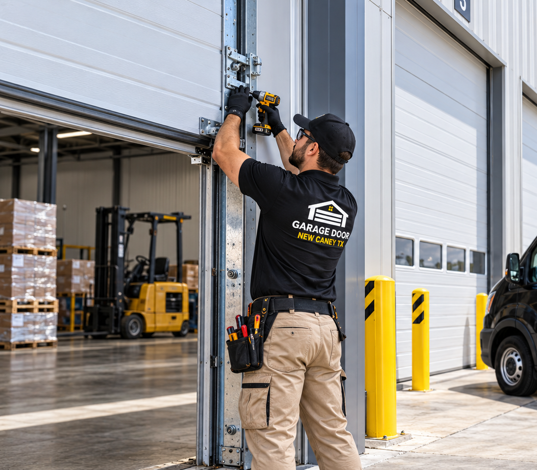 Emergency garage door service team in New Caney TX