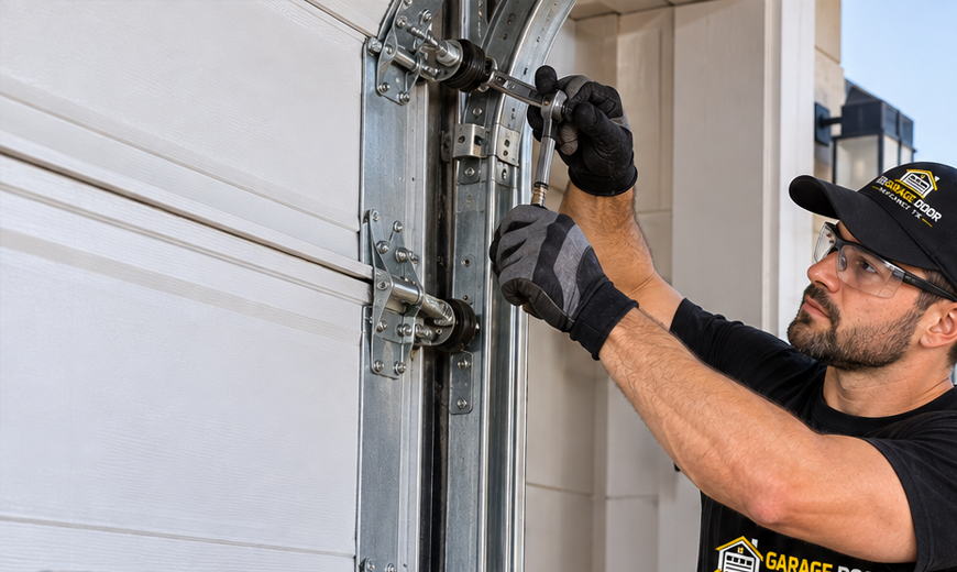 Professional garage door installation in New Caney TX