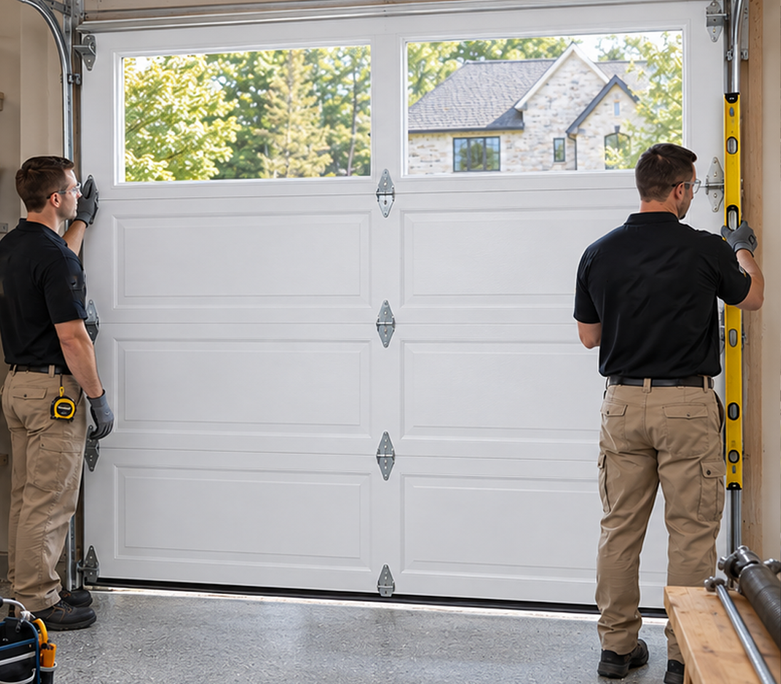 Emergency garage door service team in New Caney TX