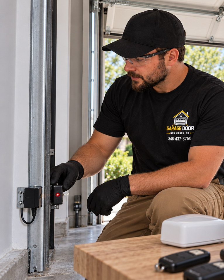 Emergency garage door service team in New Caney TX